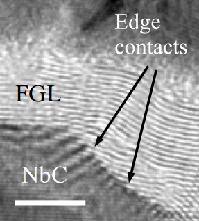 TEM image of edge contacts.